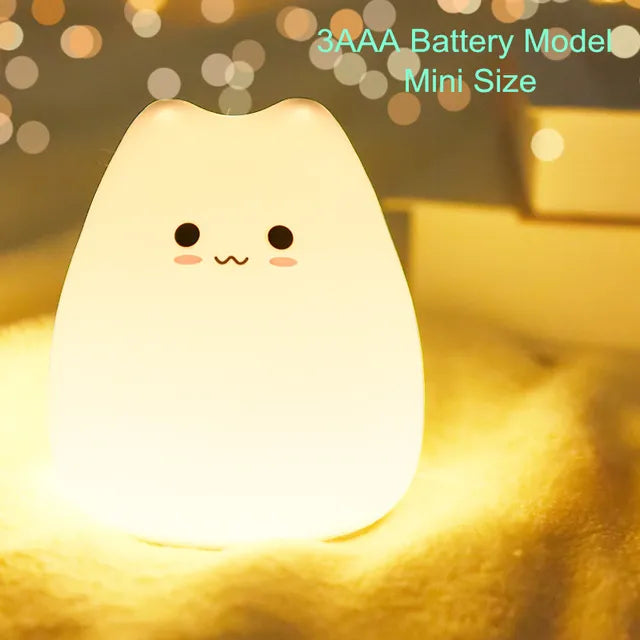 Kawaii Cat Mini Night Light