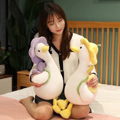 Fluffy Duck Plush Toy - Travel Duck (Single Item)