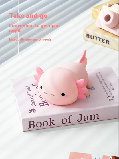 Cute Axolotl Night Lamp
