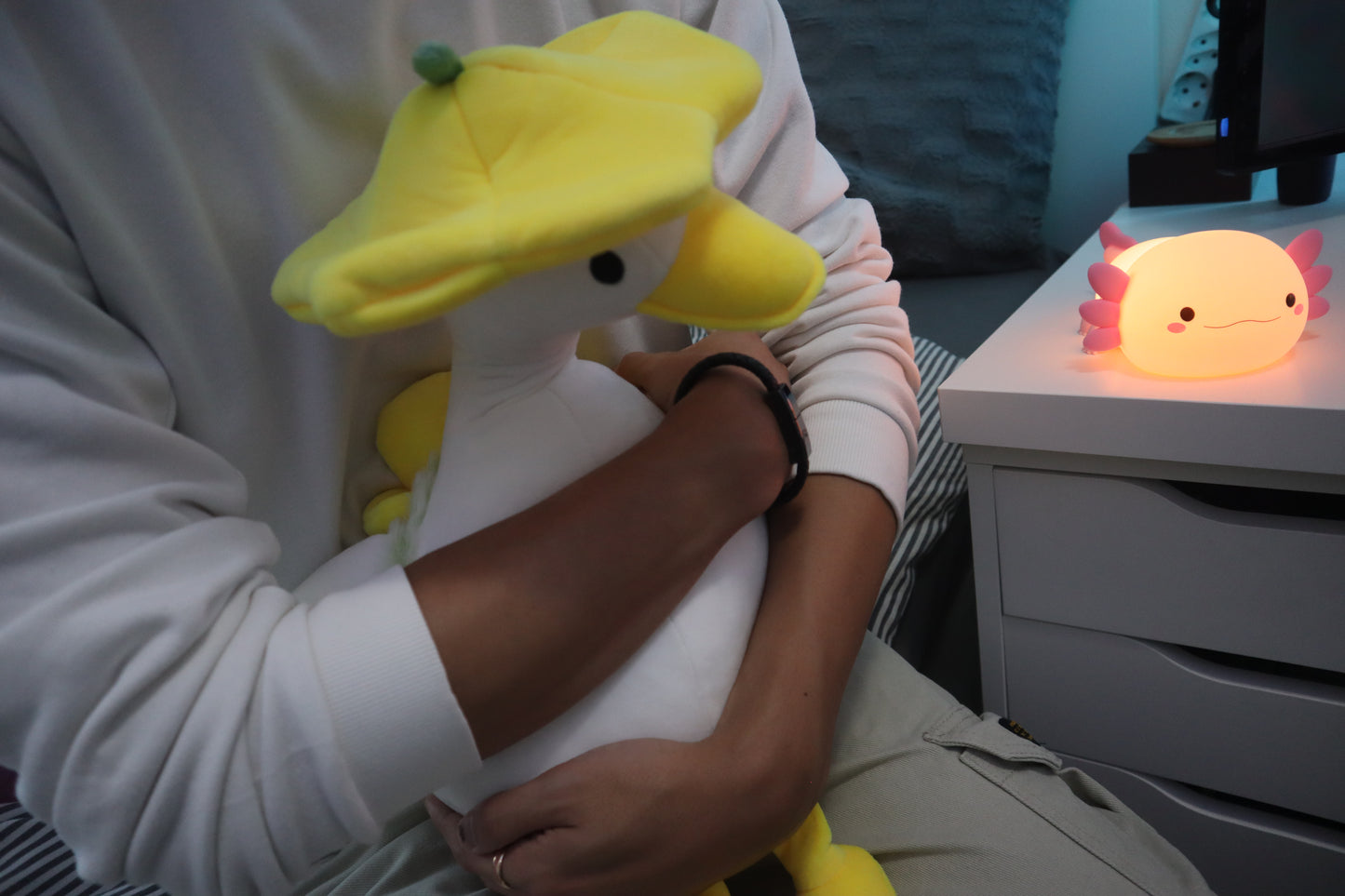 Fluffy Duck Plush Toy - Travel Duck (Single Item)