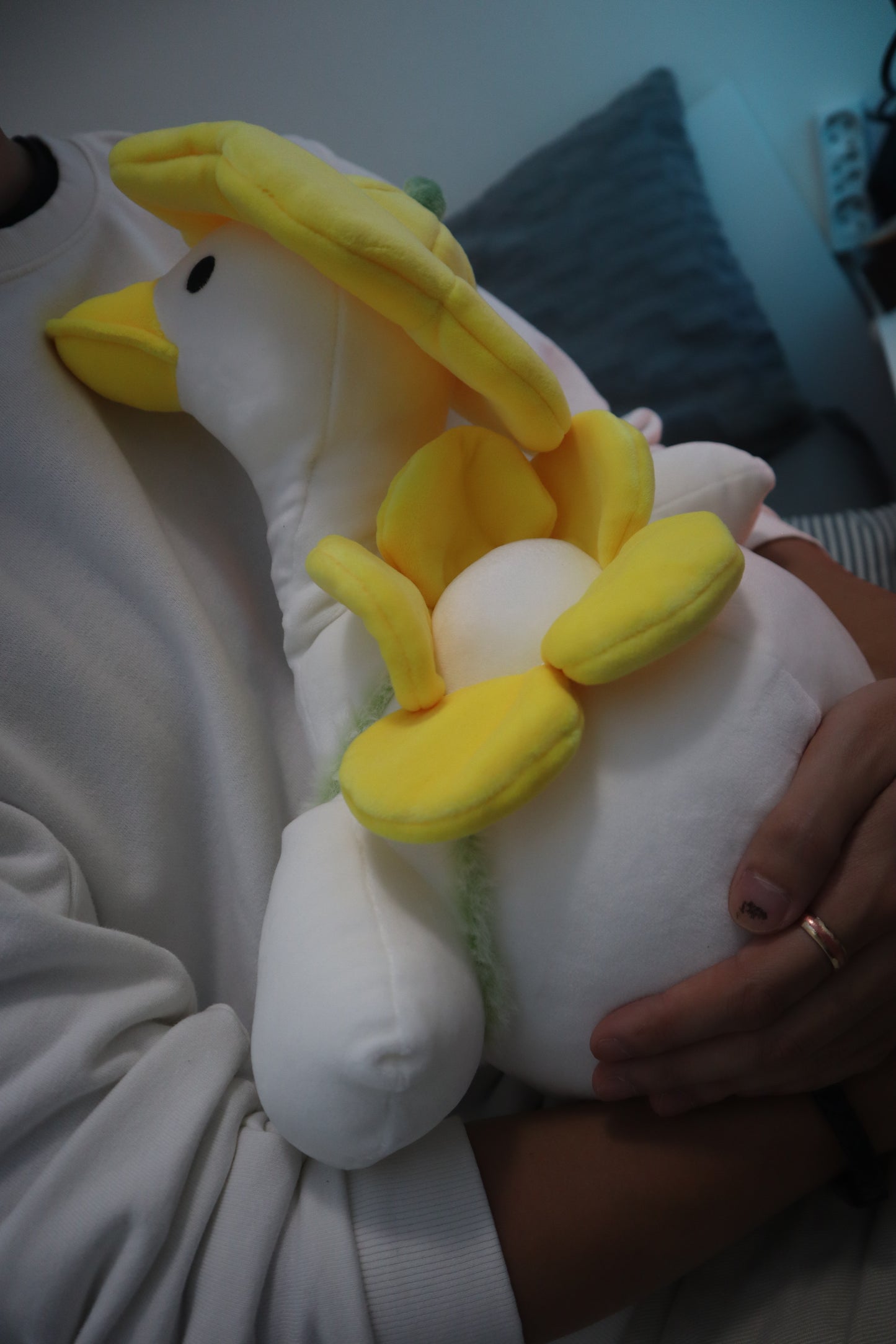Fluffy Duck Plush Toy - Travel Duck (Single Item)