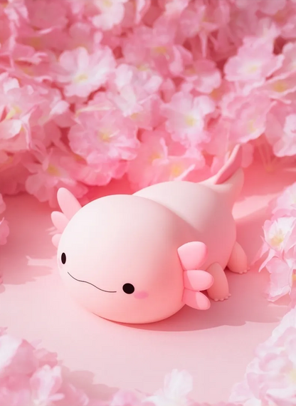 Cute Axolotl Night Lamp