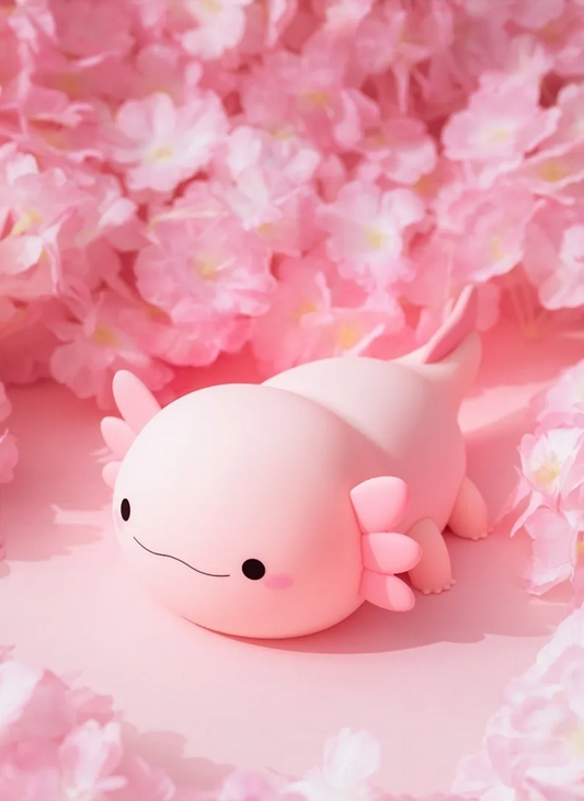 Cute Axolotl Night Lamp
