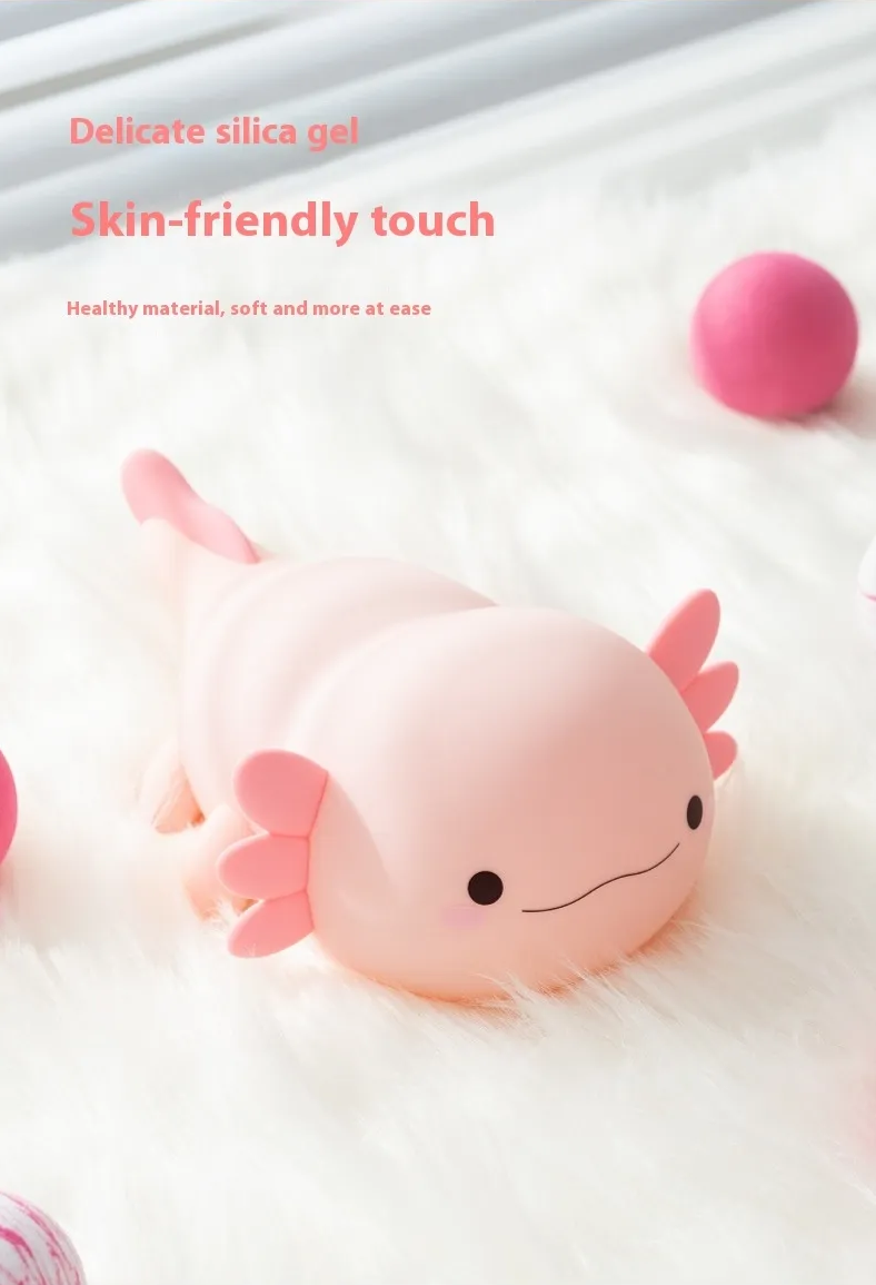 Cute Axolotl Night Lamp