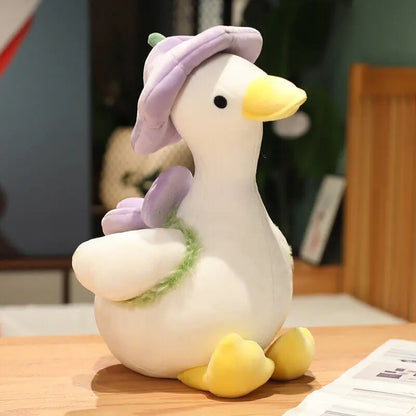 Fluffy Duck Plush Toy - Travel Duck (Single Item)